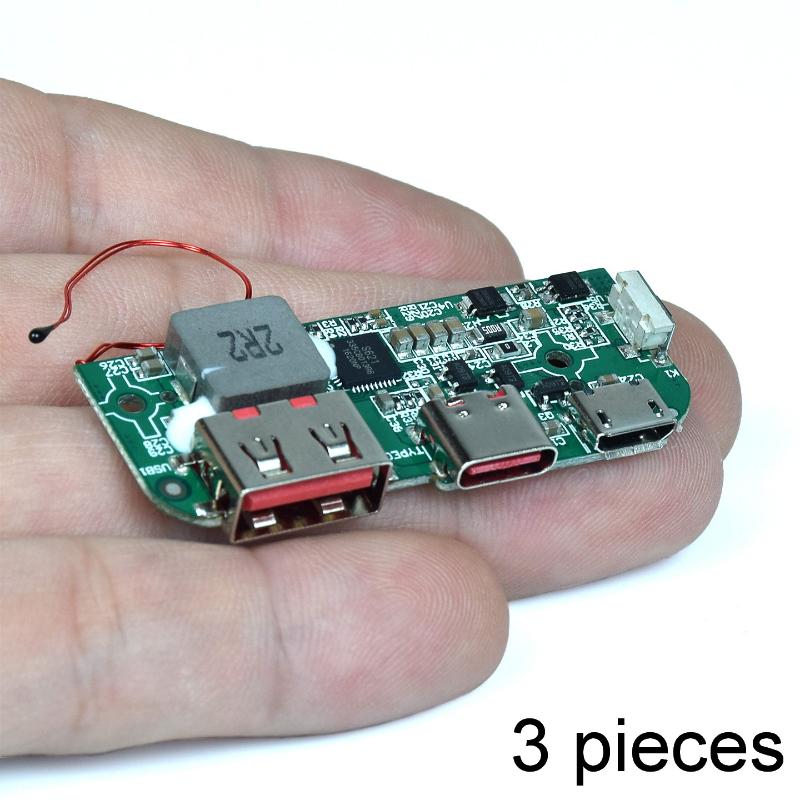 1/3Pcs S621 Power Bank Charger Module 22.5W Pd Qc3.0 Bidirectional Fast Charging Ultra Thin Circuit Board For Diy Power Bank
