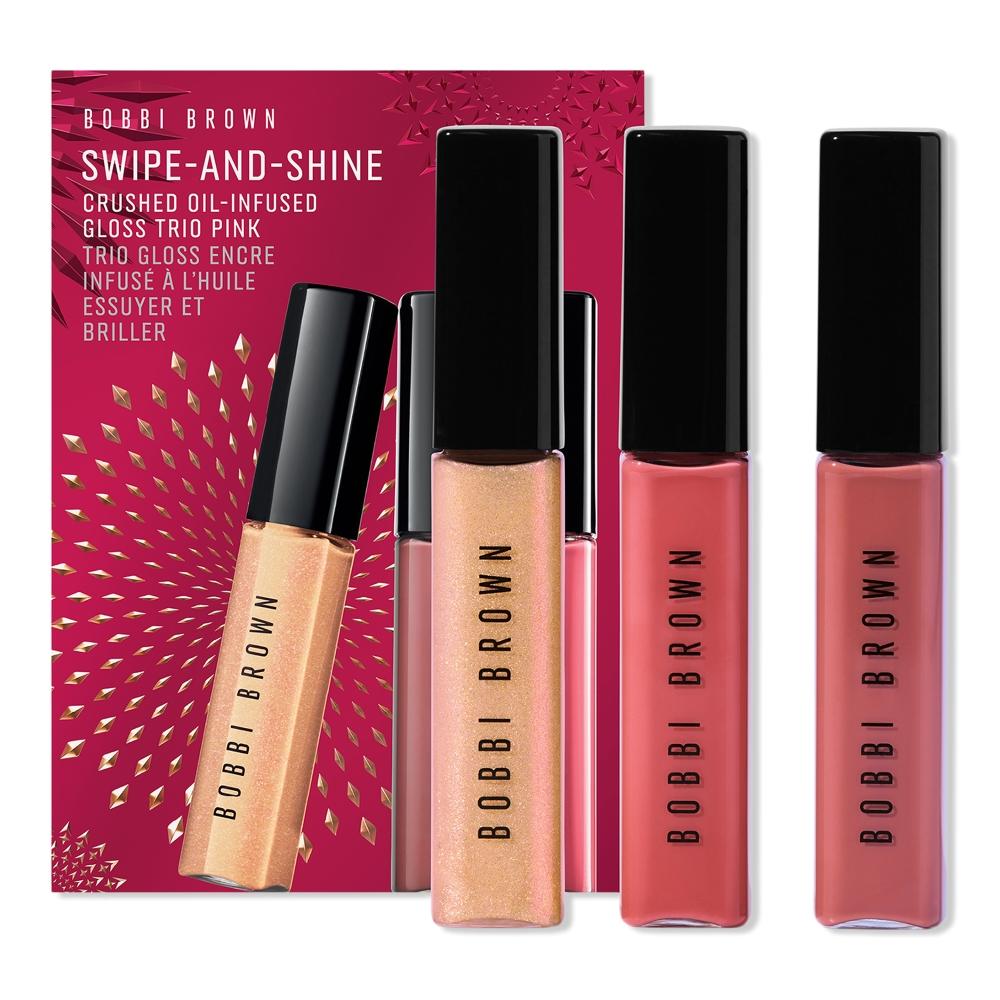 

Bobbi Brown Swipe And Shine Crushed Oil Infused Gloss Trio Pink
