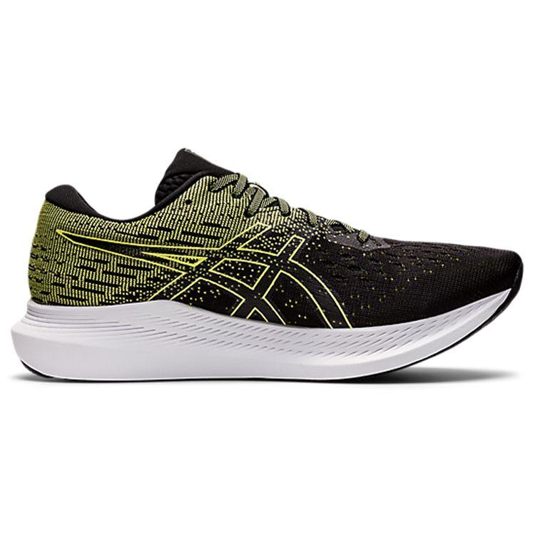 Asics Tênis Masculino EvoRide 2 Preto Amarelo Fluorescente 1011B017-004