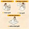 Lamb Fleece Blanket Comfortable Soft Plush Thick Warm Blanket Soft Warm Plush Air Conditioning Blanket Flannel Throw Blanke