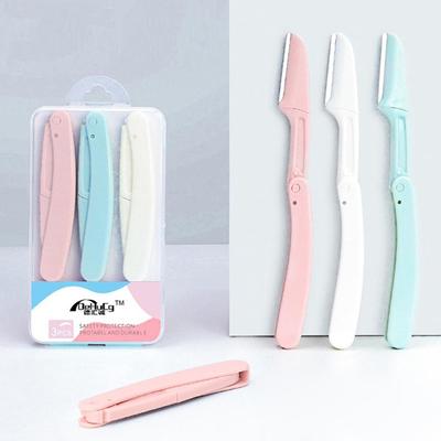 Eyebrow Scissors Eyebrow Scraper Eyebrow Scraper Makeup Scissors Eyebrow Painting Set  Makeup Tools  Eyebrow Trimming Knife