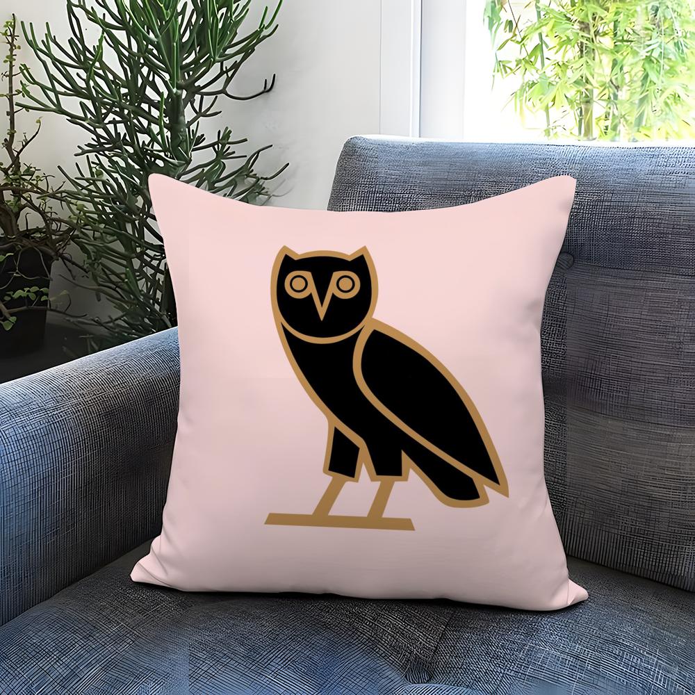 Luxury O-OvO O-OWLS Cushion Cover Comfortable Reversible Pillow Cover Ideal for Car Sofa Bedroom & Beyond