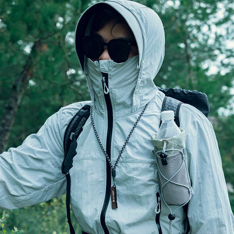 Aluminum Alloy High Decibel Whistle Keychain Double Pipe With Rope Camping Hiking Whistle 5 Colors Outdoors Portable Tools