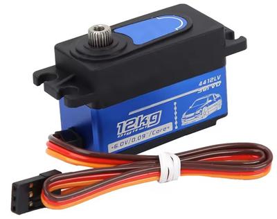 OSE 4412LV Digital Servo, 12KG High Torque Metal Short Servo with Accessory Pack and Screws for 1:10 RC Drift Cars (Used)