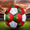 1 pz Bandiere Brasiliana e Portoghese Pallone da Calcio Calcio Taglia 5 Pallone da Calcetto Indoor alla Moda Colorato Gioco per il Cortile - Ottimo Regalo per gli Appassionati di Sport