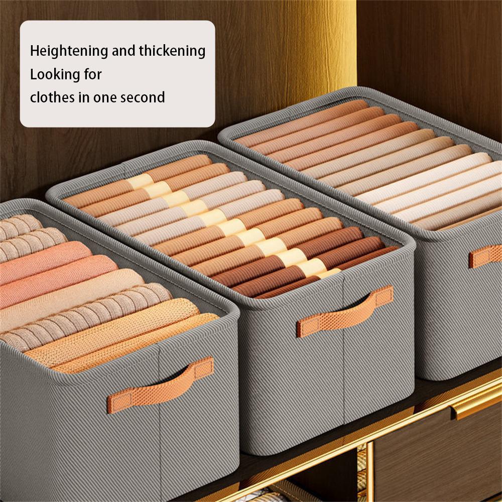 Schränke Kleiderorganizer Hosen Jeans Aufbewahrungsbox Haushalt Faltbarer Stofforganizer Unterwäsche Socken Kleiderschrank Aufbewahrungsorganizator