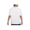 Nike SB Series Solid Floral Print Crew Neck Short Sleeve T-Shirt Men Tops White DQ1847-100