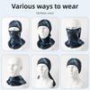 Summer Cool Balaclava Ice Silk Cycling Full Face Cap Sun Anti-UV Protection Sports Face Cover Headwear Bike Motorcycle Men's Hat