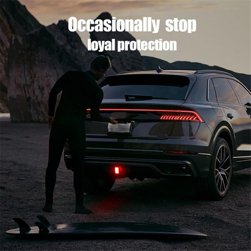 Red Rear Brake Light With 15 Leds For Racing Cars, Motorcycles And Automobiles