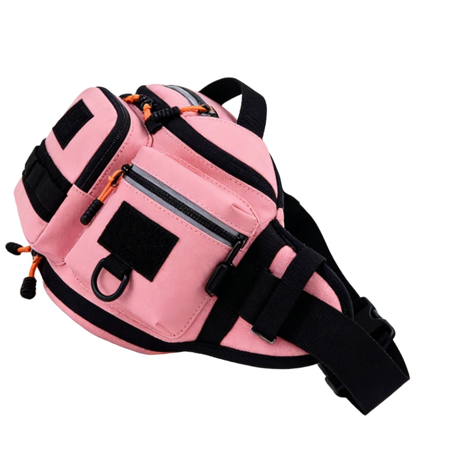 Expandable Fishing Waist Pack Cycling Outdoor Fanny Pack Fishing Tackle Bag Lightweight Oxford Fabric