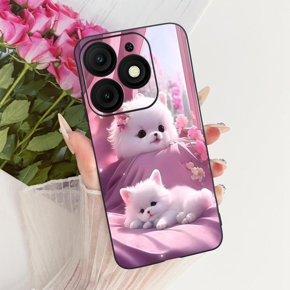 For Itel A50 A50C 4G Case Cool Lion Luxury Painted Cover Soft TPU Phone Case For Itel A50C A 50 C ItelA50 ItelA50C Fundas Bumper