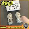 Retro versatile straps old dirty dad shoes autumn and winter fashion mesh girls sports moral training shoes casual shoes