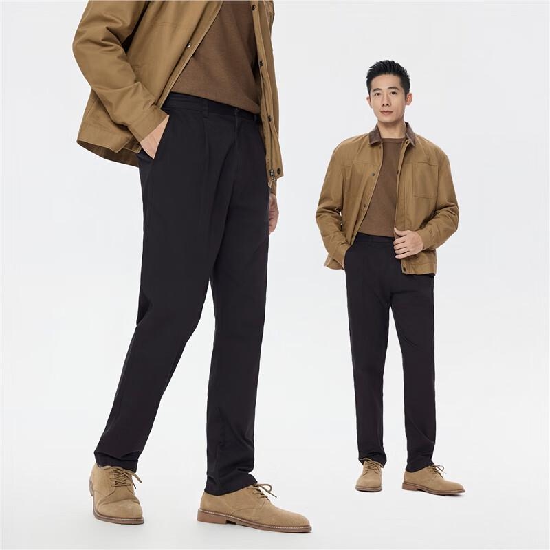 GIORDANO Herren Business Casual Hosen mit geradem Bein