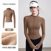 Spring Velvet Sports Jacket Women's Slim and Thin Versatile Yoga Clothes, High-end Running Fitness Warm Top