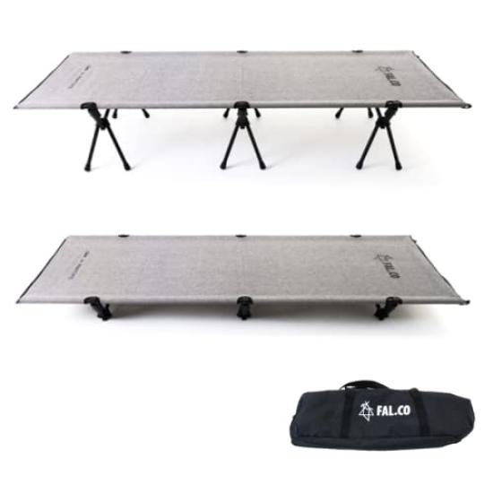 Cot Outdoor Load Capacity Weight Height Adjustable for Disaster Prevention FAL.CO 2-way Bench, Foldable, Camping, Chair, 3-seater, 150kg, Compact,