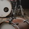 Bass Drum Kuhglockenhalter Anti-Rutsch-Verriegelung Kuhglocken-Montagehalterung Bass Drum Felgenklemme Langlebige Schutz-Filzunterlage