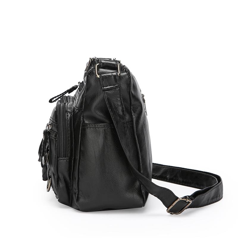 Women's Multi-Compartment Shoulder Bag Middle-Aged and Elderly Mother's Bag Crossbody Bag Small Square Bag