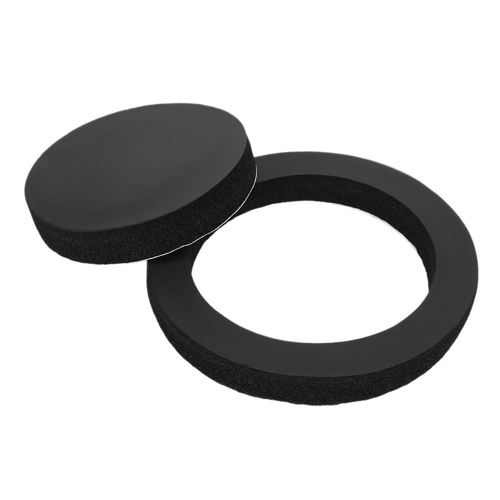 4Pcs Door Trim Sound Insulation Cotton Car Speaker Bass Ring Accessories