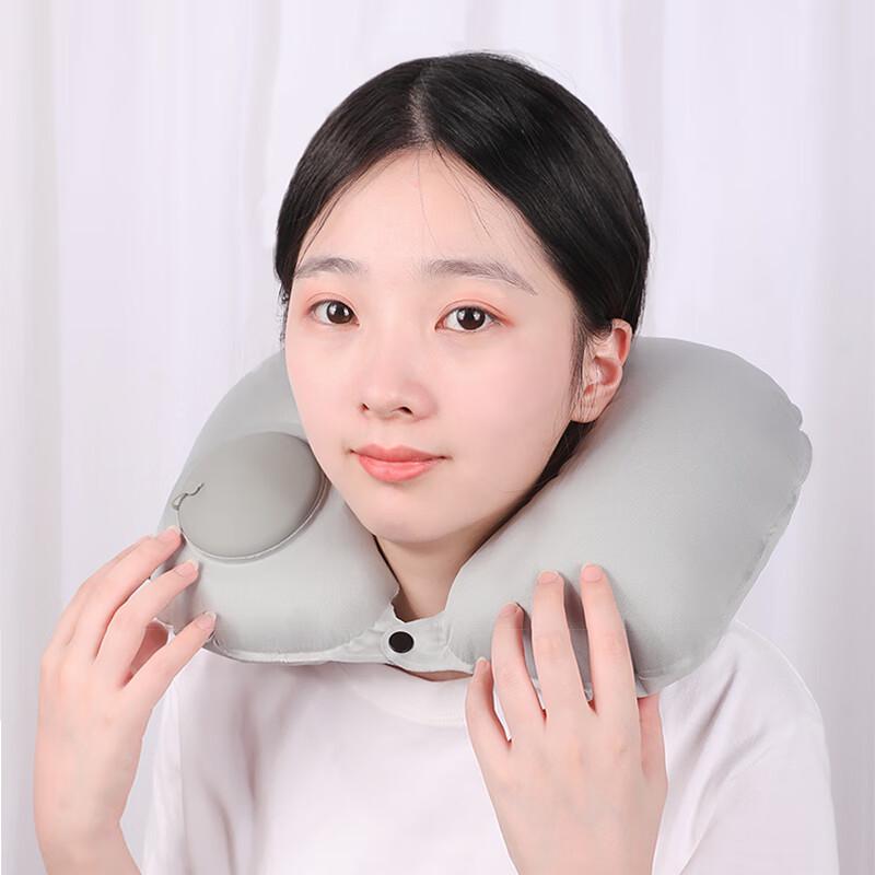 Digarun Press-Pump Inflatable Travel Neck Pillow