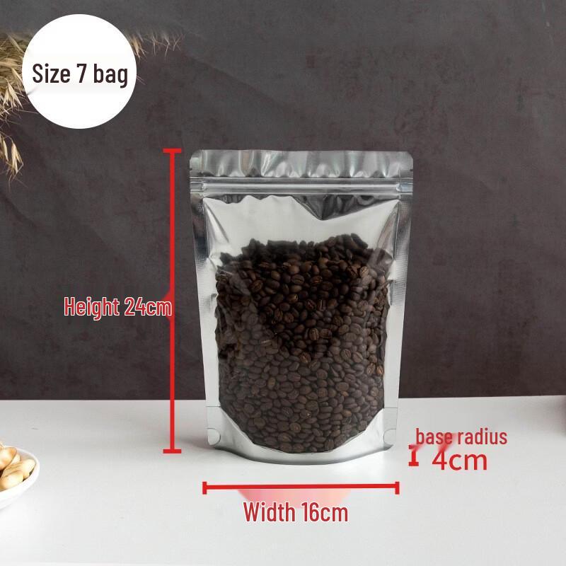 Thickened Semi-Transparent Aluminum Foil Zipper Bag