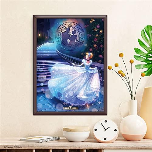 Tenyo (Made in Japan) 500-piece Flash Magic Jigsaw Puzzle - Disney Cinderella: The Magical Twinkle (35x49cm) D-500-672 - Includes glue, spatula, and s