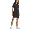 Under Armour Drive Golf Sports Series Einfarbiges schlichtes Pullover-Polokleid Damenkleider Schwarz 1389587-001