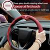 Coprivolante in Pelle Nappa per Auto Stile Sportivo Accessori per Model 3 S X Cybertruck Juguete Roadster Bobina Bonina