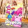 Popples Flannel Blanket Soft Warm All-Season Throw, Design for Camping, Car Travel, Hiking Sofa, Bed, Office Perfect Gift for Parties