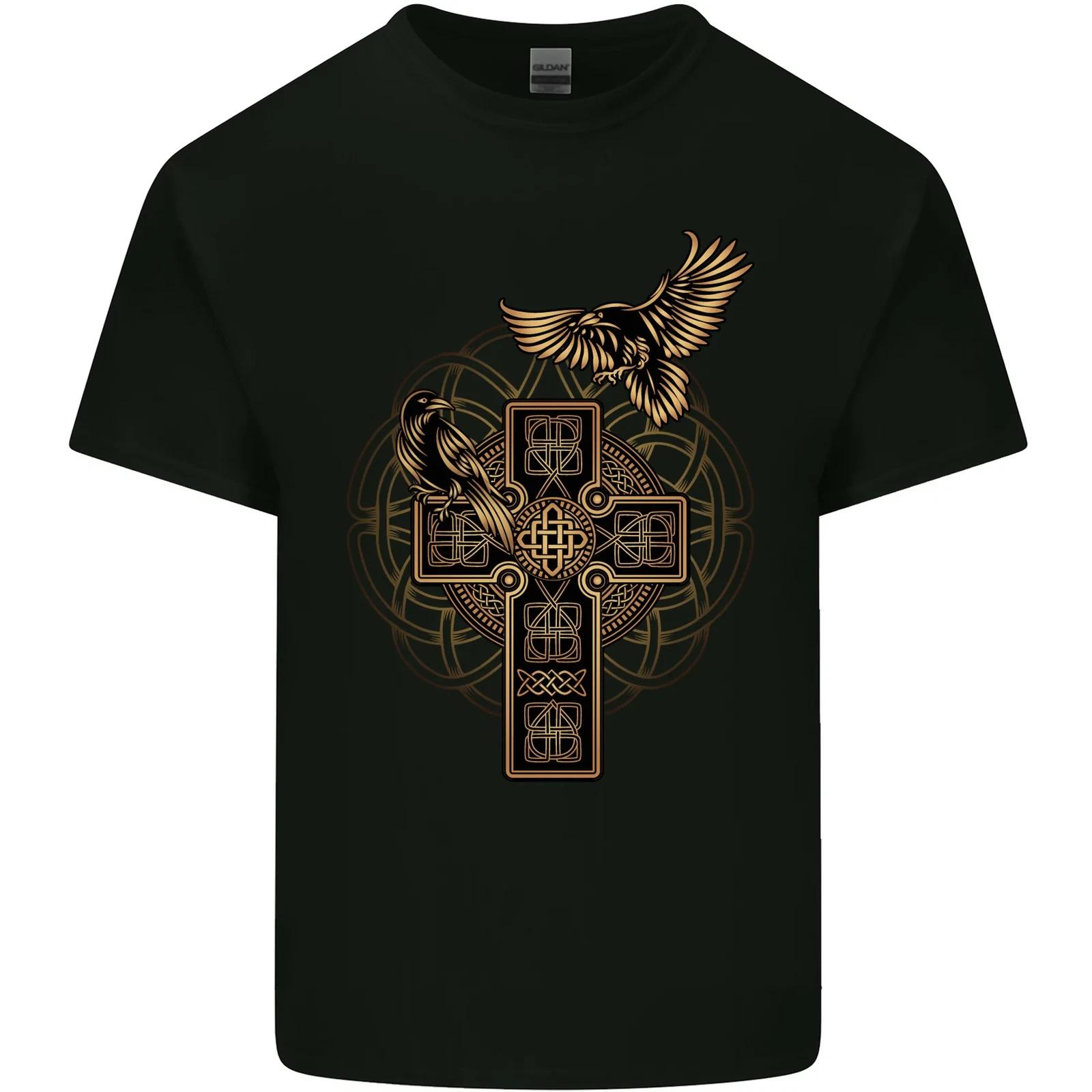 Odins Celtic Raven Viking Thor Ragnar Norse Kids T-Shirt Childrens 3XL