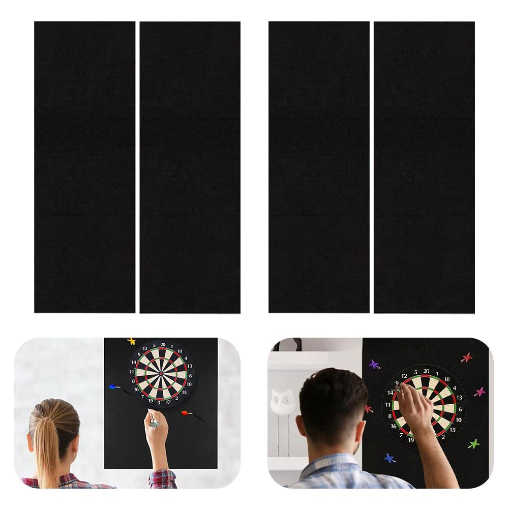 For Dart Board Wall Protector Easy Install Space-Saving Design Dartboard Felt Board Felt Polyester Wall Guard Darts Accessories