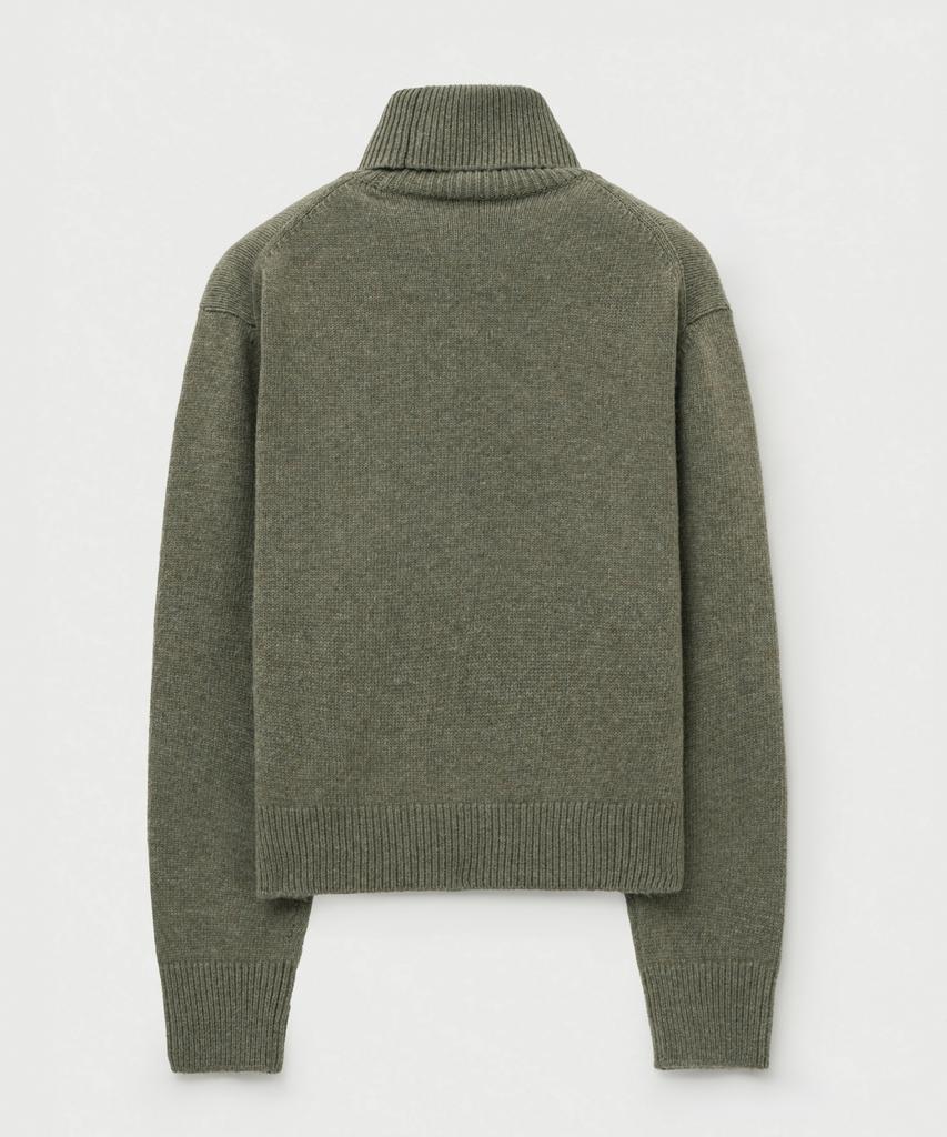 Seteo (W) Classic Turtleneck Knit Khaki