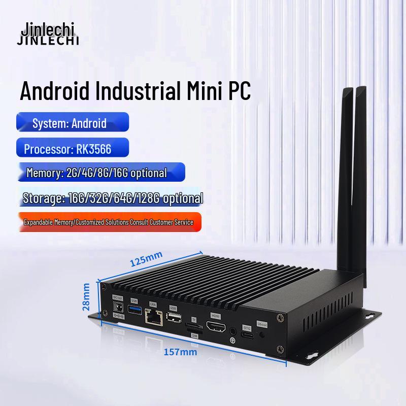 Android RK3288 Industrial Mini PC with 4K Video and Embedded 4G for Paperless Conferences