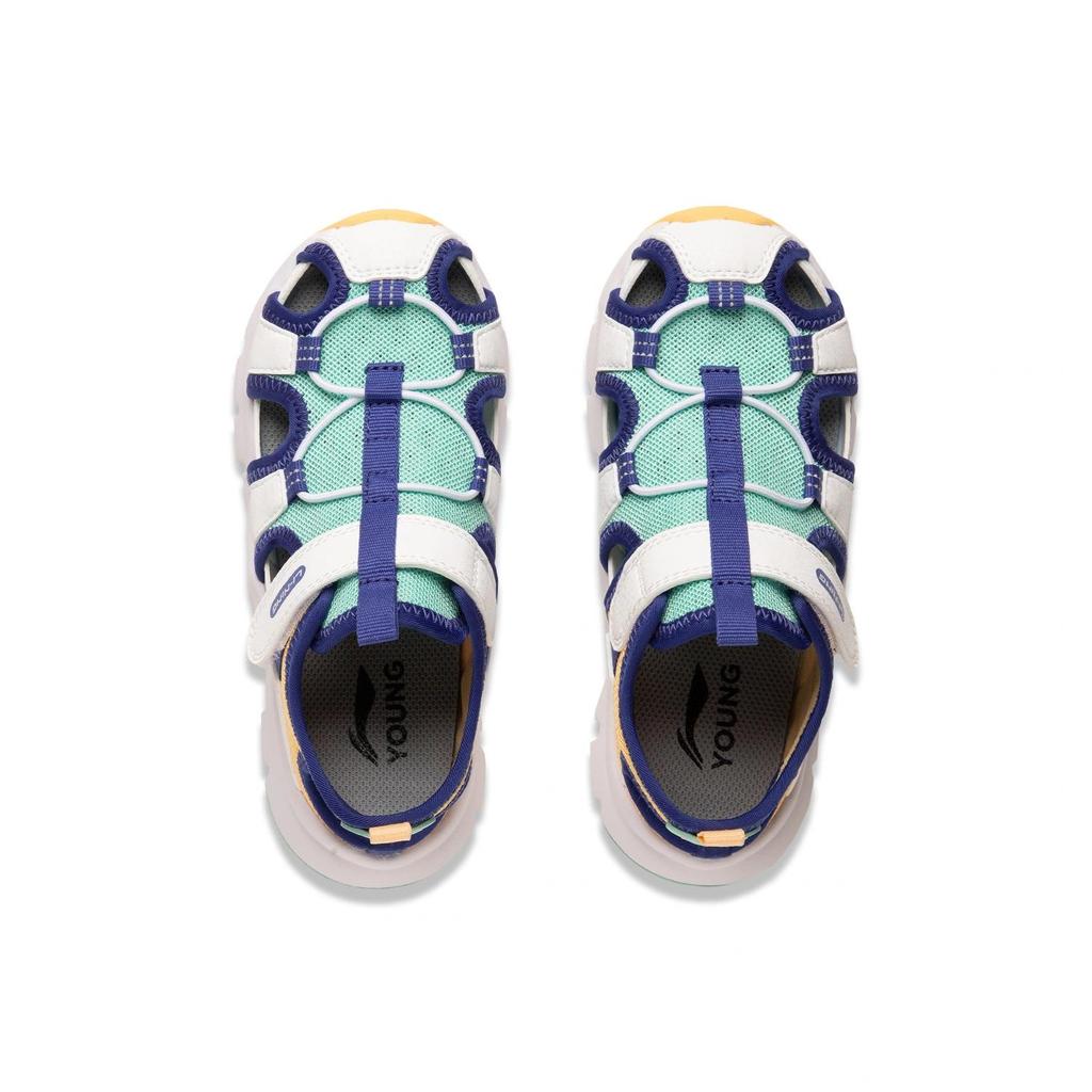 Li Ning Kids Comfortable Durable Casual Simple Non-Slip Rebound Low-Top Running Shoes Kids Sneaker YKNU142-3