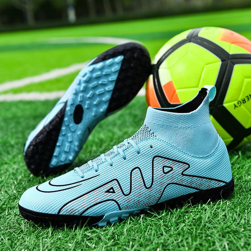 Women's Nails Campus Football Shoes Men's Shoes Football Match High Top Student Broken 2025 Spike Training