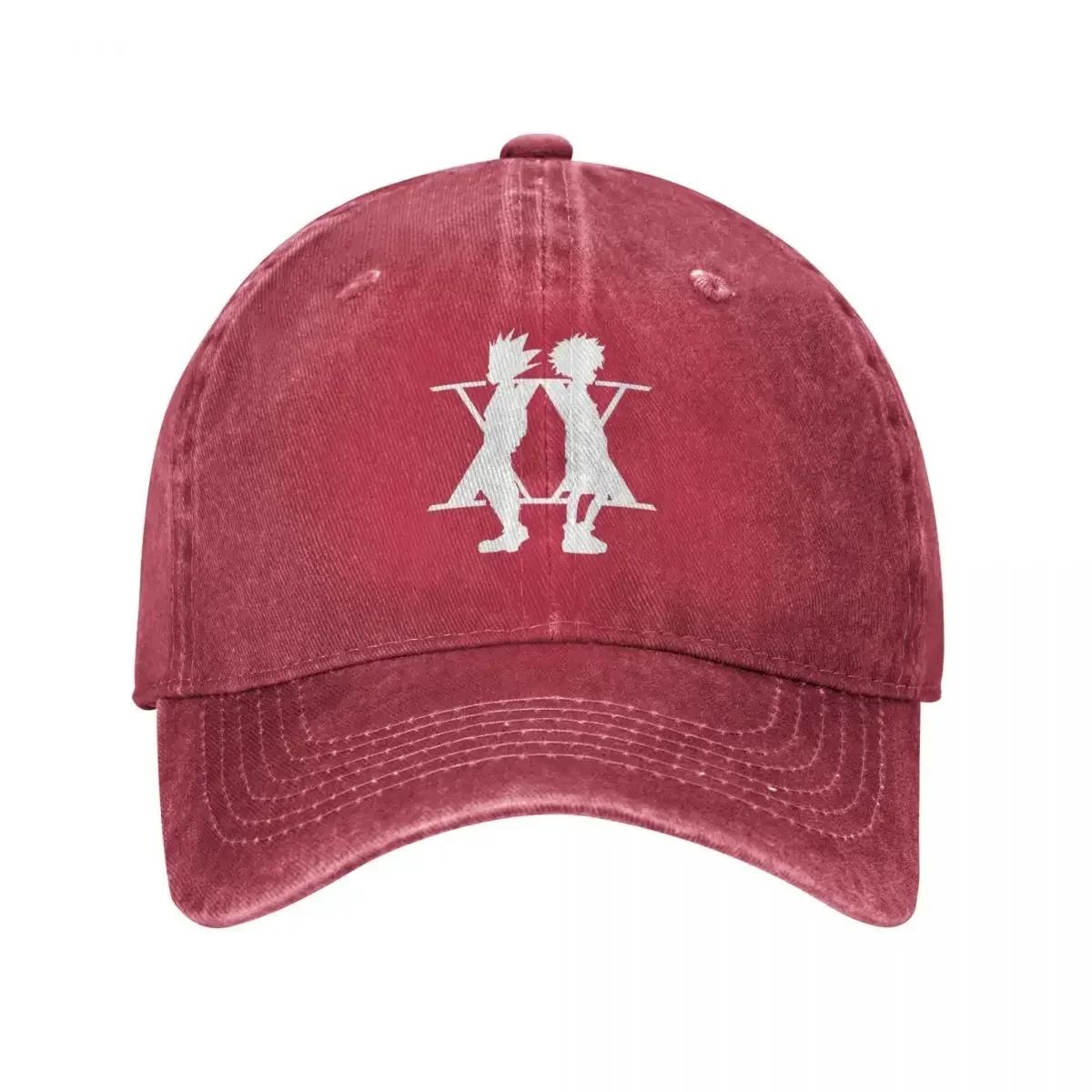 

White Anime Killua Zoldyck Hunter X Hunter Highend Retro Denim Washed Baseball Caps Unisex Cowboy Sunscreen Hat Hip Hop Peaked Cap One Size