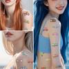 10sheets Cartoon Vehicle Car Ship Pattern Tattoo Stickers For Hand Face Body Temporary Fake Tattoo Stickers Kids Party Supplies