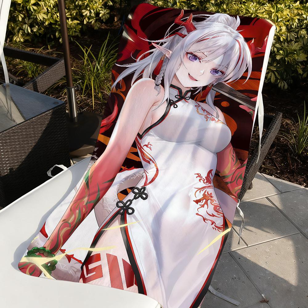 Nian Game Arknights Handtuch Sport Schnelltrocknend Reise Campingausrüstung Sanddicht Weich Leicht Großes Strandtuch