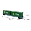 Express Freight Car Model Train Set 1:87 - Railway Playset for Kids' Birthday Gifts