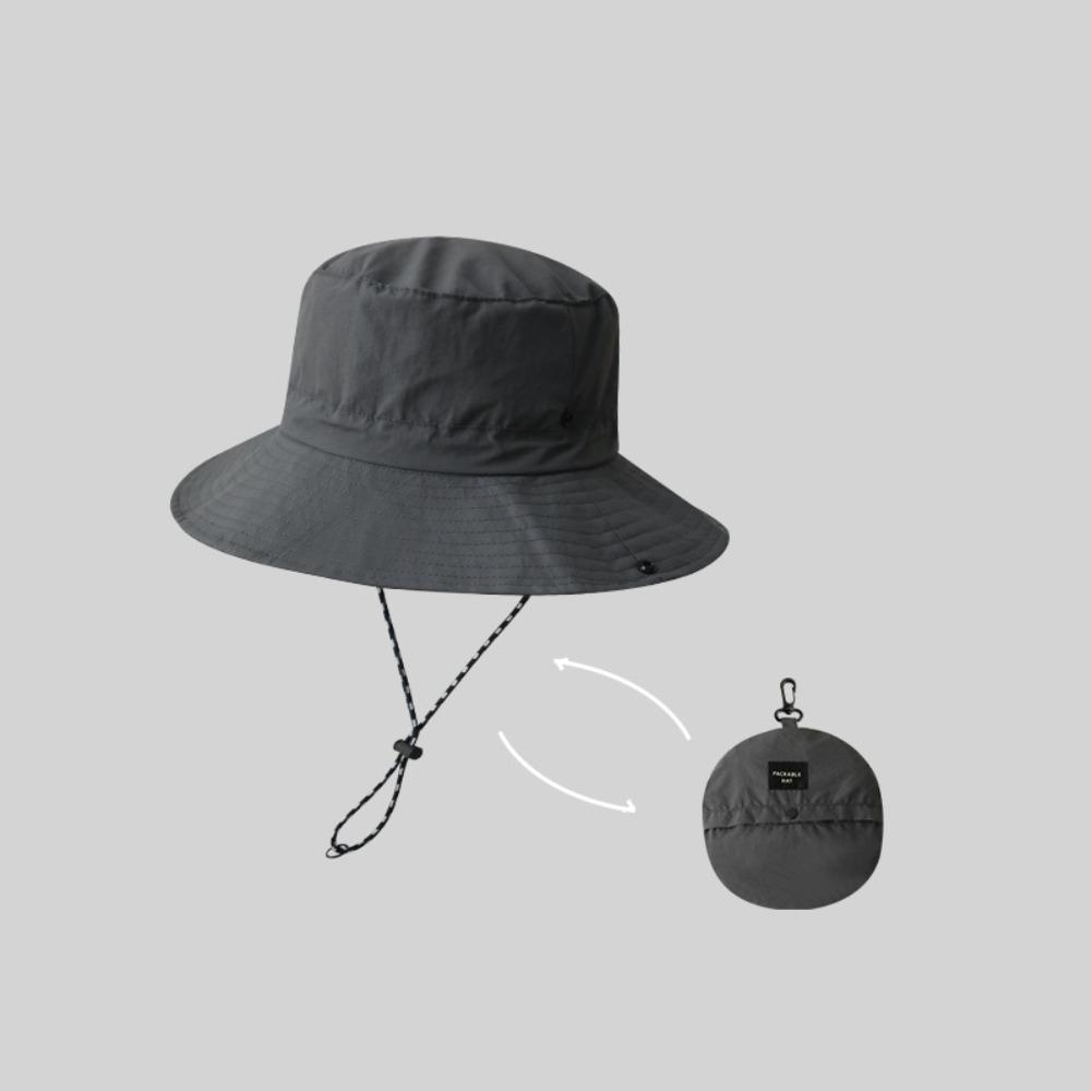 Waterproof Foldable Bucket Hat UPF 50+ Anti-UV Sun Hats Portable Wide Brim Sun Hat  for Men Women