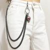 European and American Jewelry Skull Trouser Chain High-end Hip-hop Chain Punk Waist Chain Pendant Trouser Chain