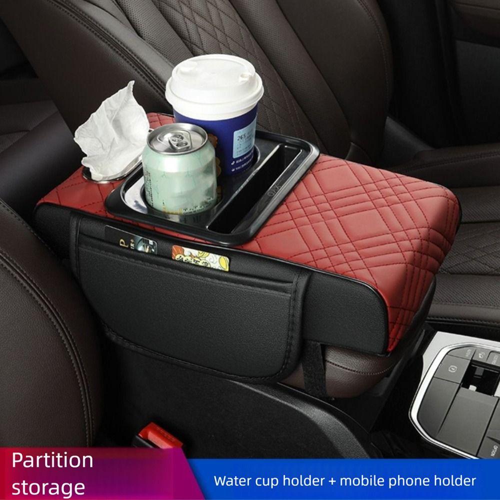 

Multifunctional Armrest Pad Portable Car Armrest Pillow Center Console Armrest Cushion Universal помаранчевий