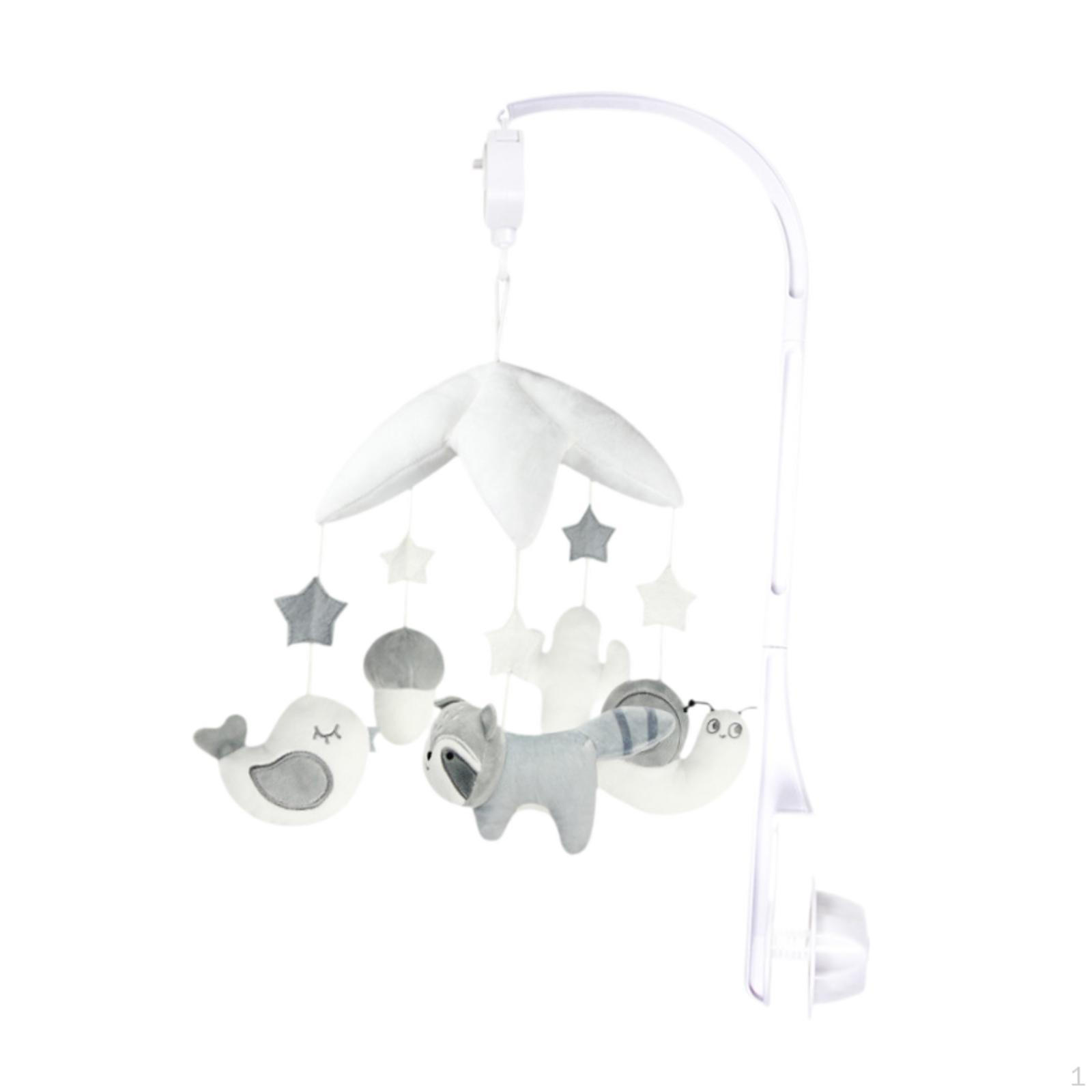 

Crib Musical Mobile, Nursery Kids Room Decor, Creative Toy for Newborn Boy Girl Foxes