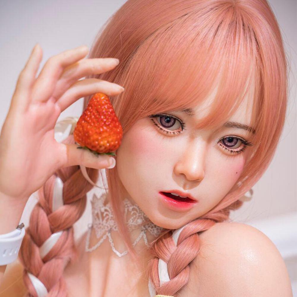 Replaceable TPE Head for Sex Dolls (Fits 130-180CM Bodies) - Upgrade Your Doll's Realism with a Wig-Compatible, Lifelike Head