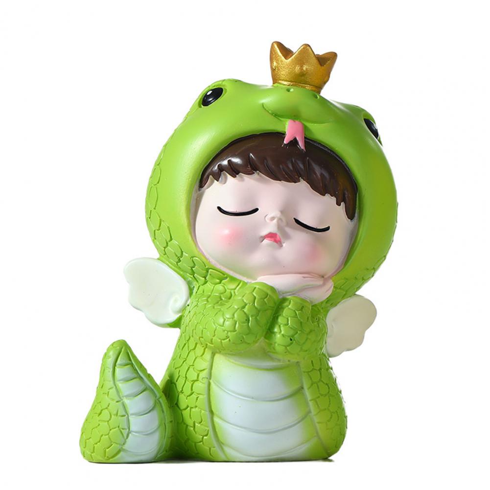 High-quality Snake Sculpture Cute Snake Decor Chinese New Year Snake Figurine Set for Home Baking Decor Resin Zodiac for 2025