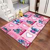 Tappeto Lilo & Stitch con Stampa Cartone Animato – Tappetino per Camera da Letto e Soggiorno / Tappeto Decorativo per Casa Antiscivolo di Grandi Dimensioni