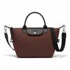 Le Pliage Energy Classic Logo Nylon Canvas Shoulder Crossbody Tote Bag Small Women Handbags Cocoa 1512HSR742