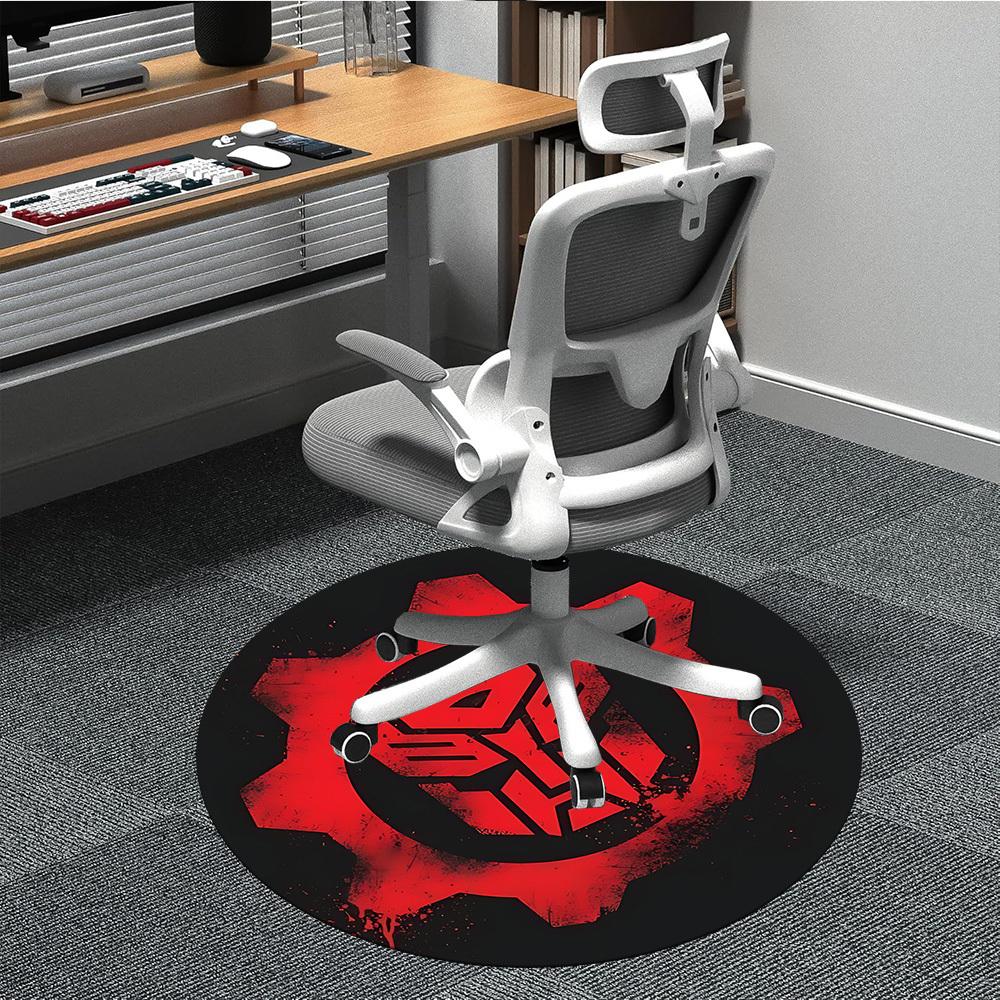 

1pc Transformers Office Round Area Rug, Indoor Mat Suitable For Office,Bedroom Living Room Home Decor, Room Deco a0926124 80cm by 80cm