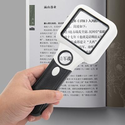 5x 45x Illuminated Magnifying Glass With Led Lights Uv Lamp Handheld Reading Magnifier Jewelry Loupe Glass For Repair Soldering