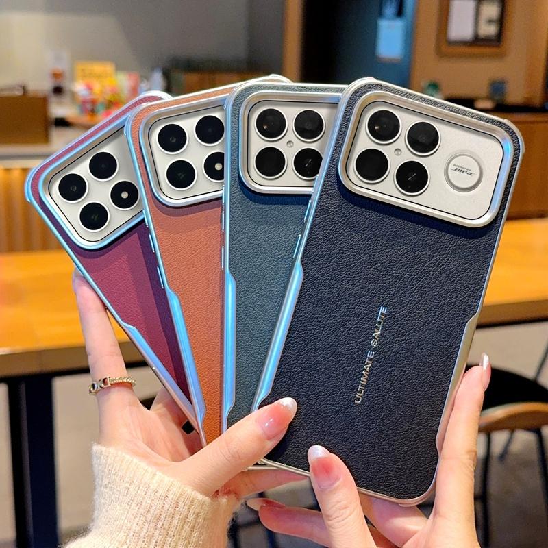 For Xiaomi POCO F8 Ultra Case PU Leather Magnetic Wireless Charging Protective Back Cover Case For POCO F8 Pro F8Ultra Shell