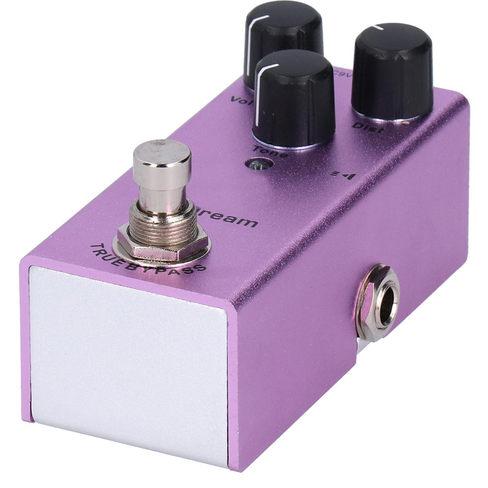 Electric Guitar Effect Pedal US Dream Distortion Mini True Bypass Purple DC 9V JDF?4